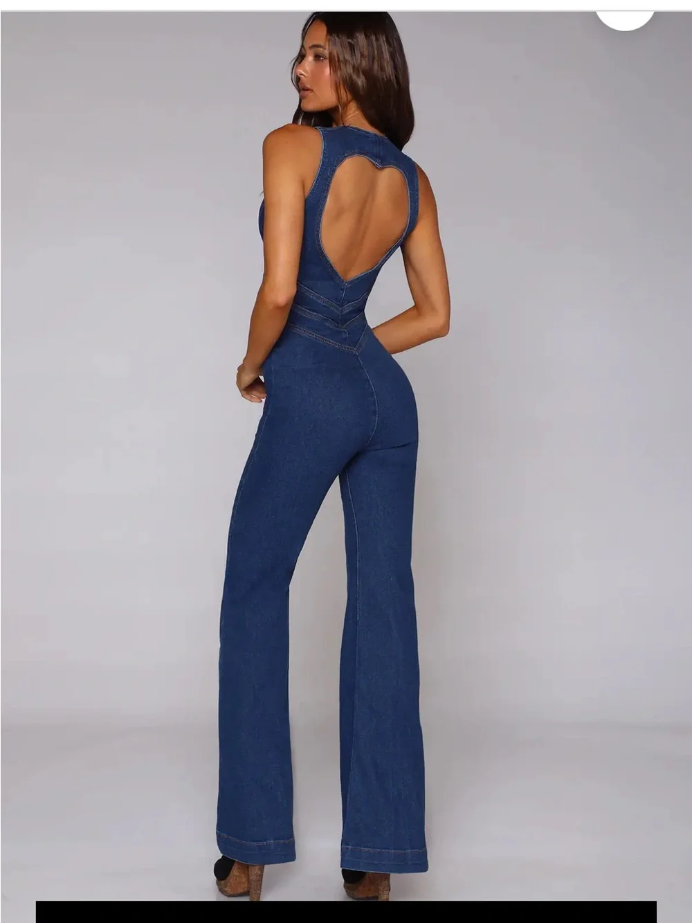 Revice Hollywood Heartthrob Denim Romper L NWT - Picture 8 of 8